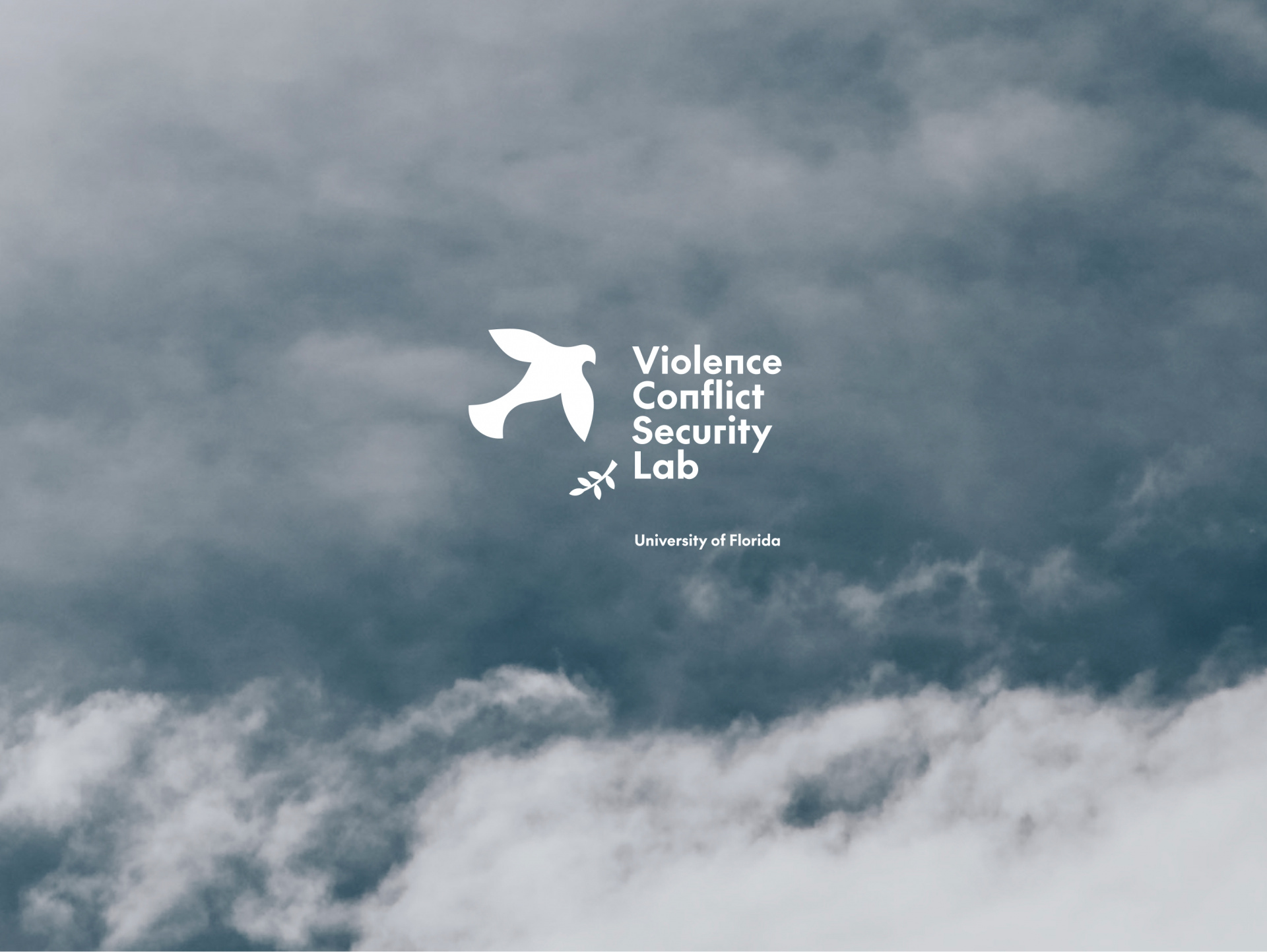 University of Florida #-# Branding #-# A new logotype for The ViCS Lab which stands at the forefront of research on violence, conflict, and security. Loss of peace means conflict.